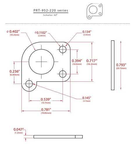 RATIO® 3+3 Acoustic Guitar Machine Heads PRL-8411/8441